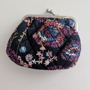Vera Bradley Kiss Lock Coin Purse
